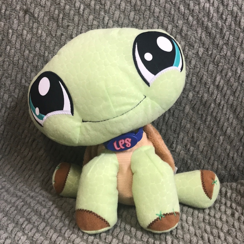 LPS plush turtle NWT